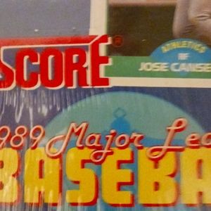 1989 SCORE Baseball Trading Cards